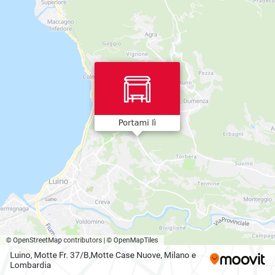 Mappa Luino, Motte Fr. 37 / B,Motte Case Nuove