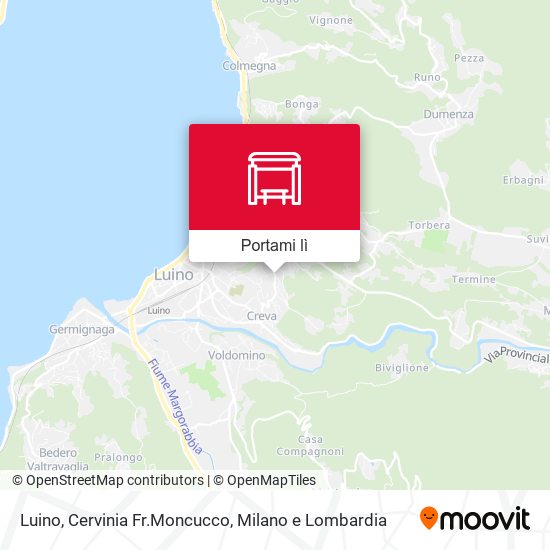 Mappa Luino, Cervinia Fr.Moncucco