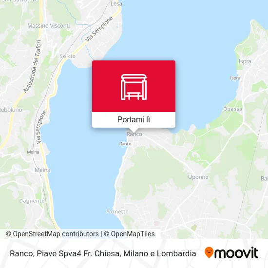 Mappa Ranco, Piave Spva4 Fr. Chiesa