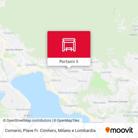 Mappa Comerio, Piave Fr. Cimitero