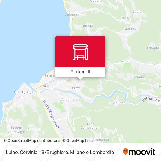 Mappa Luino, Cervinia 18/Brughiere