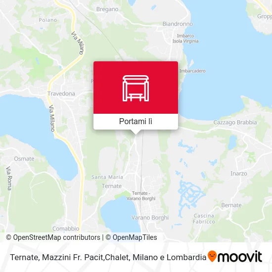 Mappa Ternate, Mazzini Fr. Pacit,Chalet