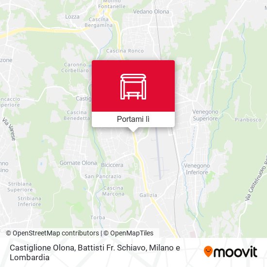 Mappa Castiglione Olona, Battisti Fr. Schiavo