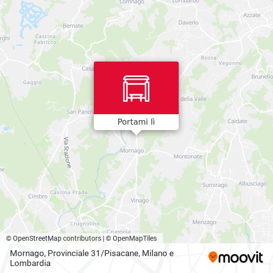 Mappa Mornago, Provinciale 31 / Pisacane