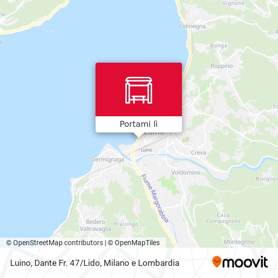 Mappa Luino, Dante Fr. 47/Lido