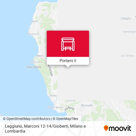 Mappa Leggiuno, Marconi 12-14 / Gioberti