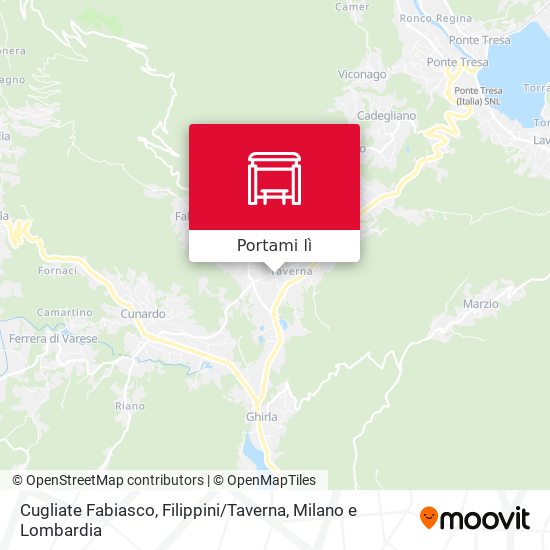 Mappa Cugliate Fabiasco, Filippini / Taverna