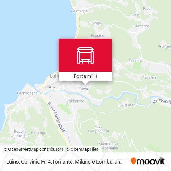 Mappa Luino, Cervinia Fr. 4,Tornante