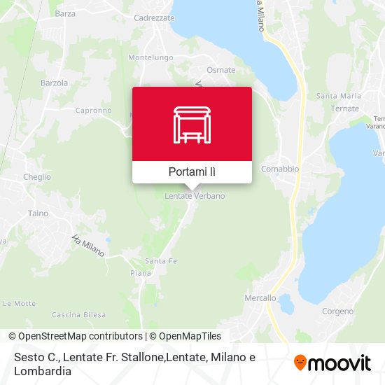 Mappa Sesto C., Lentate Fr. Stallone,Lentate