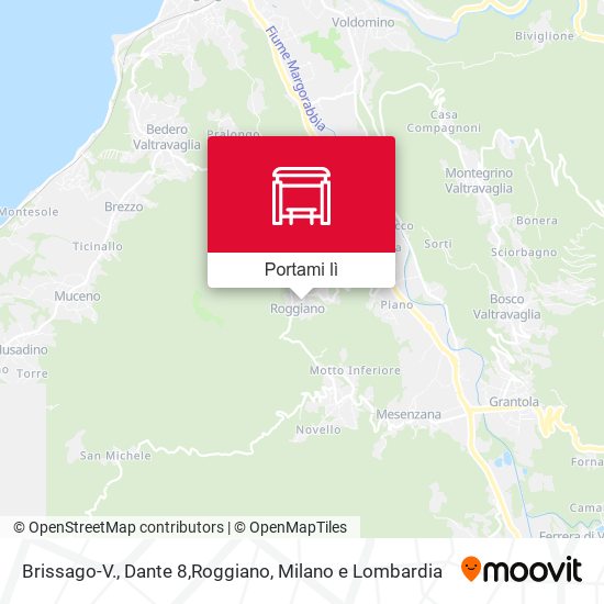 Mappa Brissago-V., Dante 8,Roggiano