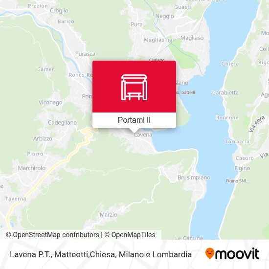 Mappa Lavena P.T., Matteotti,Chiesa