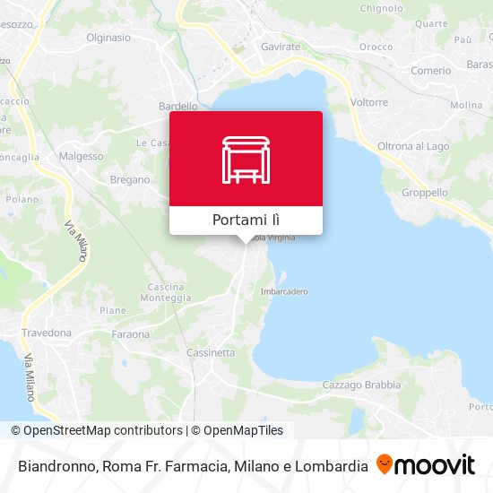 Mappa Biandronno, Roma Fr. Farmacia