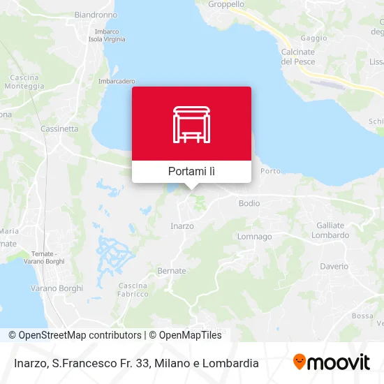 Mappa Inarzo, S.Francesco Fr. 33