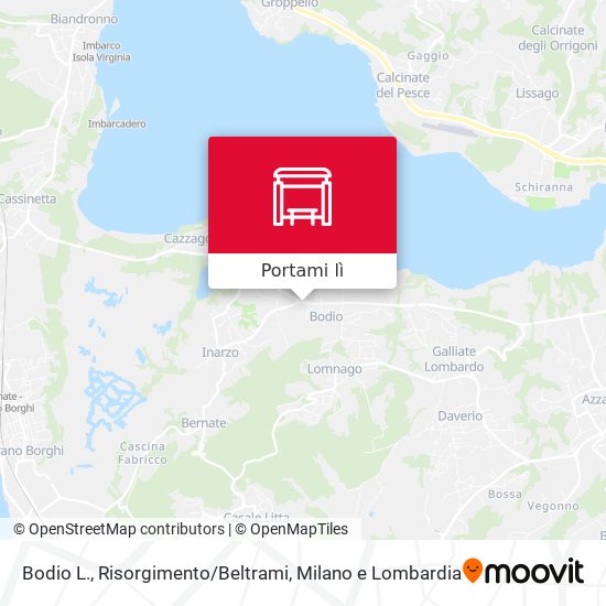 Mappa Bodio L., Risorgimento / Beltrami