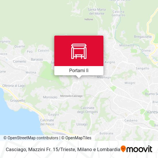 Mappa Casciago, Mazzini Fr. 15 / Trieste