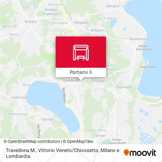 Mappa Travedona M., Vittorio Veneto / Chiossetto