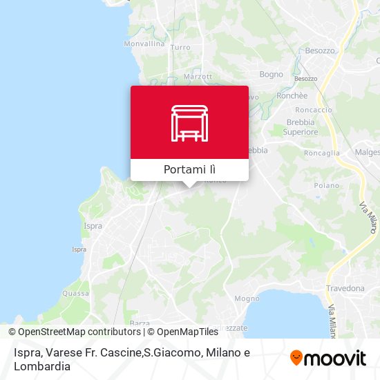 Mappa Ispra, Varese Fr. Cascine,S.Giacomo