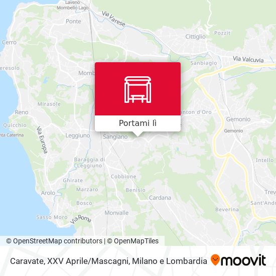 Mappa Caravate, XXV Aprile/Mascagni