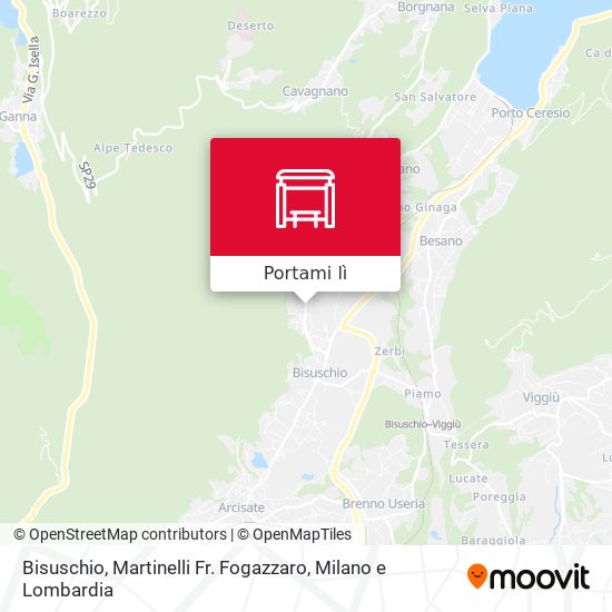 Mappa Bisuschio, Martinelli Fr. Fogazzaro