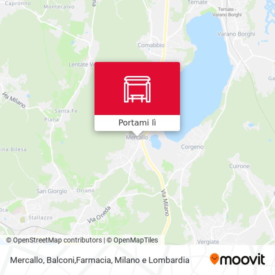 Mappa Mercallo, Balconi,Farmacia