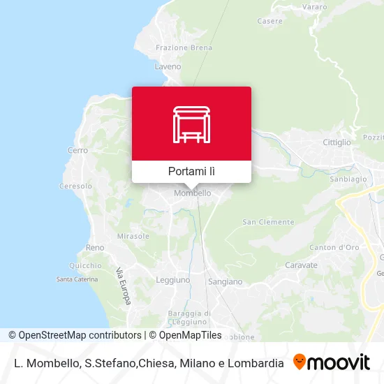 Mappa L. Mombello, S.Stefano,Chiesa