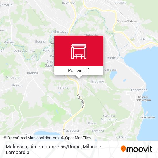 Mappa Malgesso, Rimembranze 56/Roma