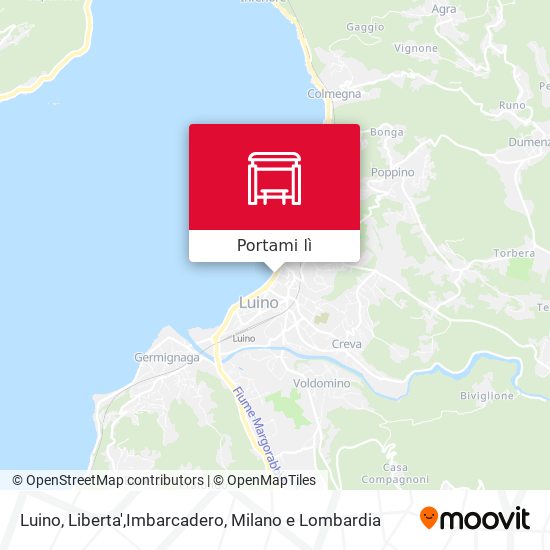 Mappa Luino, Liberta',Imbarcadero