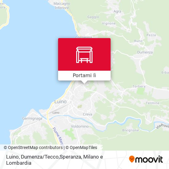 Mappa Luino, Dumenza/Tecco,Speranza