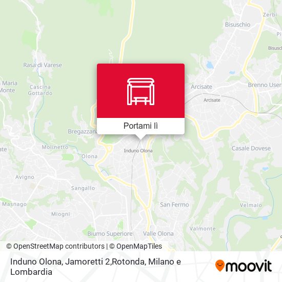 Mappa Induno Olona, Jamoretti 2,Rotonda