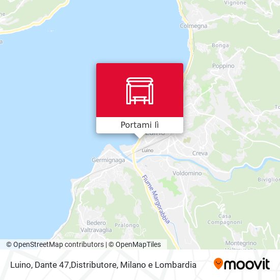 Mappa Luino, Dante 47,Distributore