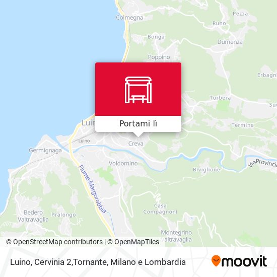 Mappa Luino, Cervinia 2,Tornante