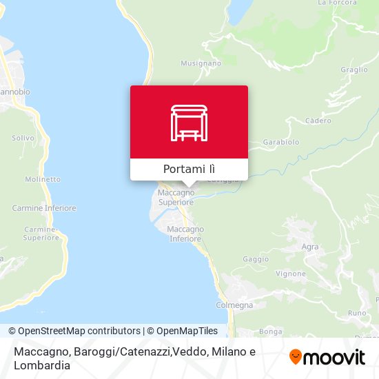 Mappa Maccagno, Baroggi / Catenazzi,Veddo