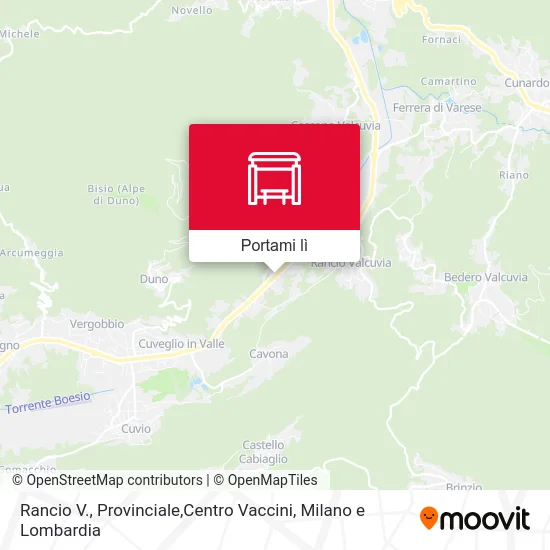 Mappa Rancio V., Provinciale,Centro Vaccini