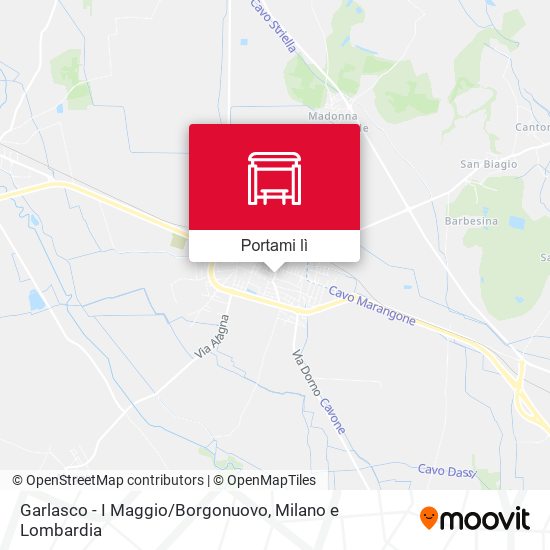 Mappa Garlasco - I Maggio/Borgonuovo