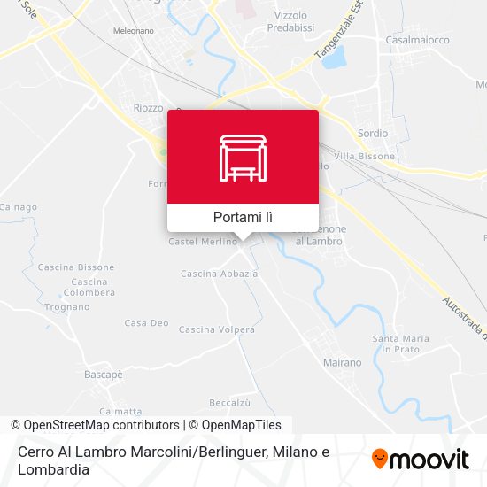 Mappa Cerro Al Lambro Marcolini / Berlinguer