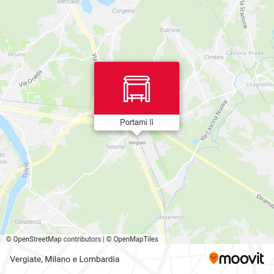 Mappa Vergiate