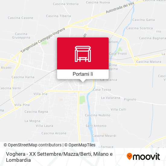Mappa Voghera - XX Settembre / Mazza / Berti