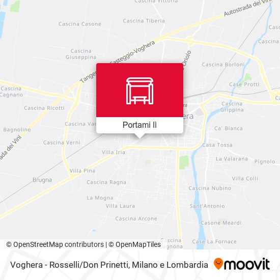 Mappa Voghera - Rosselli / Don Prinetti