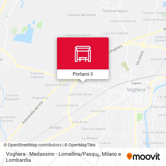 Mappa Voghera - Medassino - Lomellina / Pasqu¿