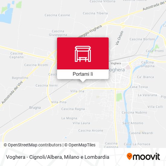Mappa Voghera - Cignoli/Albera