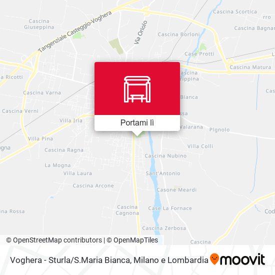 Mappa Voghera - Sturla / S.Maria Bianca