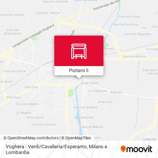Mappa Voghera - Verdi / Cavalleria / Esperanto