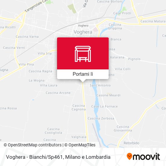 Mappa Voghera - Bianchi/Sp461