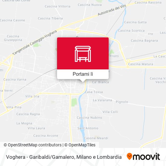 Mappa Voghera - Garibaldi/Gamalero