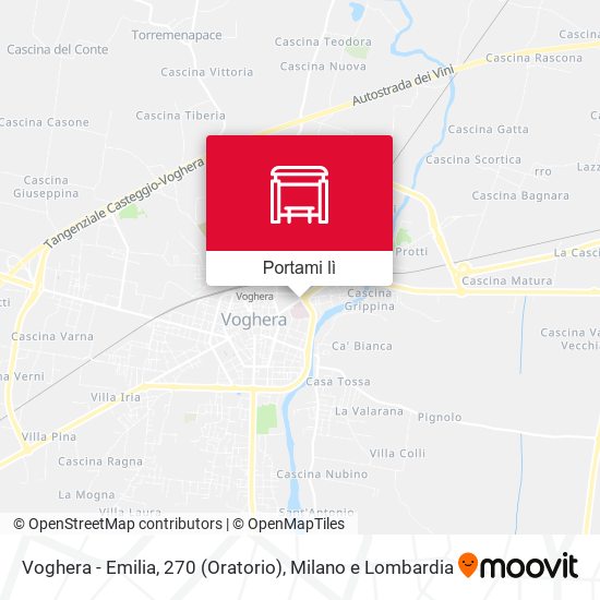 Mappa Voghera - Emilia, 270 (Oratorio)