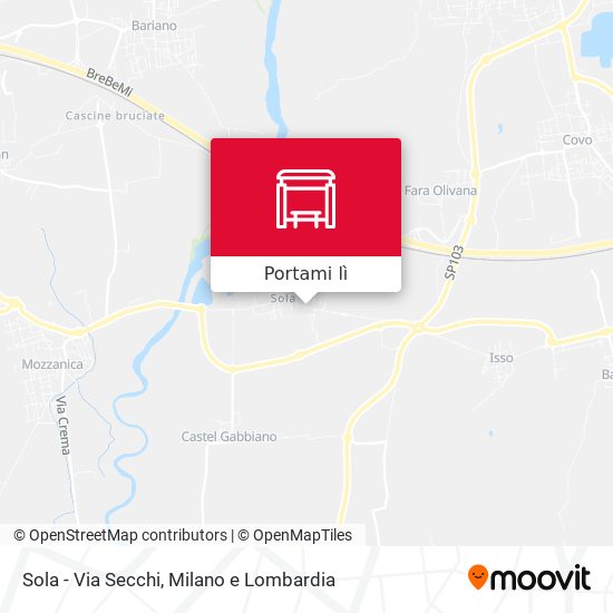 Mappa Sola - Via Secchi