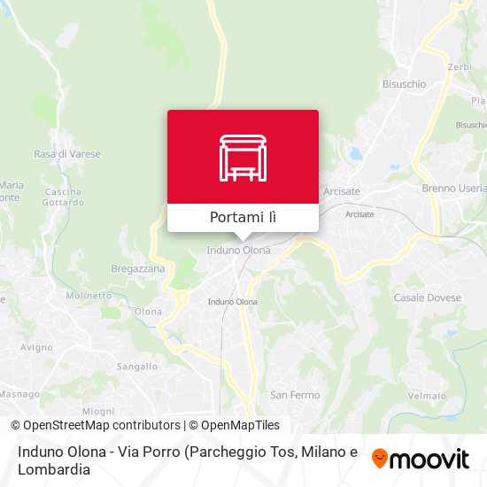 Mappa Induno Olona - Via Porro