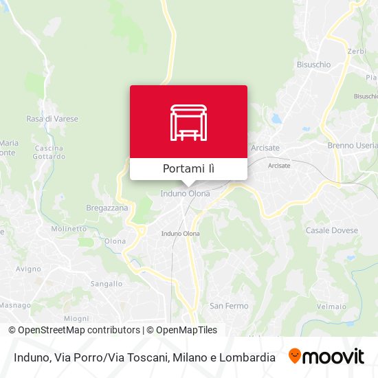 Mappa Induno, Via Porro/Via Toscani