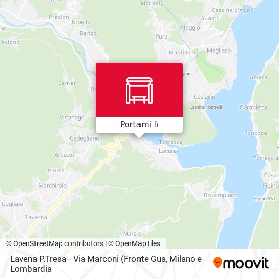 Mappa Lavena P.Tresa - Via Marconi