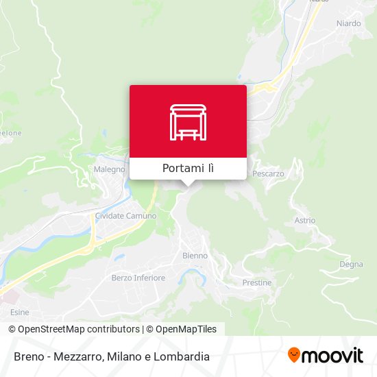 Mappa Breno - Mezzarro